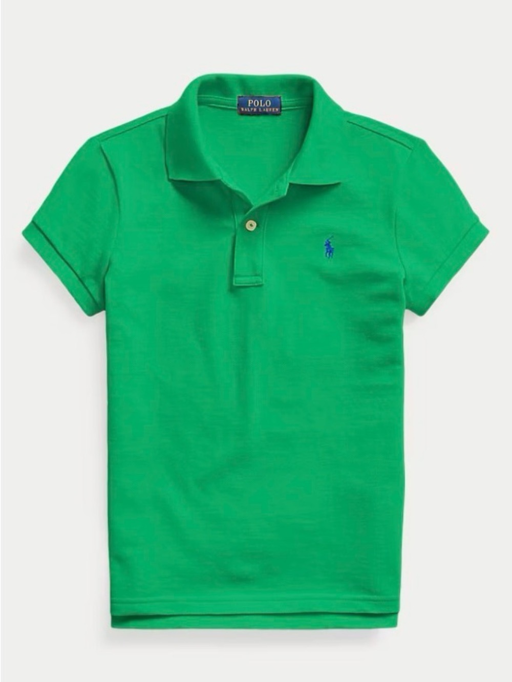 Polo by Ralph Lauren Bright Green Boys' Polo with Blue Pony